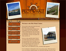 Tablet Screenshot of pilotwhalechalets.com